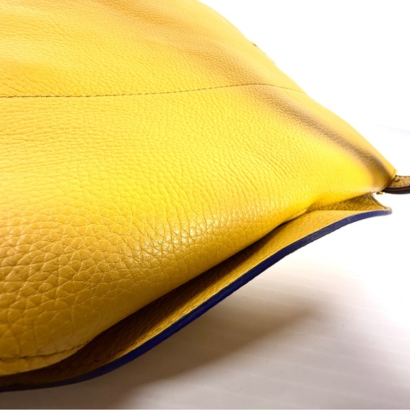 Plinio Visona Mustard Yellow Shoulder Bag - Picture 11 of 15